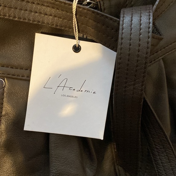 Savon Leather Shorts in Brown
L'ACADEMIE - Picture 7 of 8